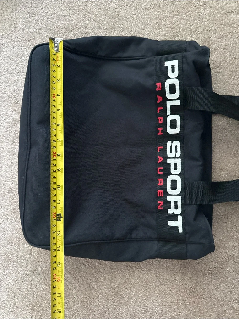 Ralph Lauren black canvas